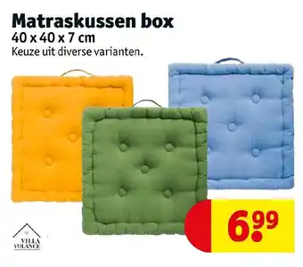 Kruidvat Matraskussen box 40x40x7 cm aanbieding