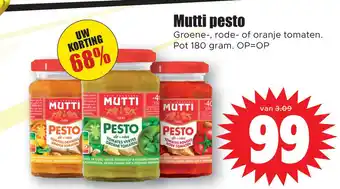 Dirk Mutti pesto aanbieding