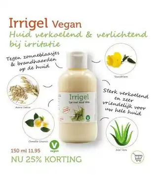 De Rode Pilaren Irrigel Vegan aanbieding