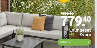 GAMMA Loungeset Evora aanbieding