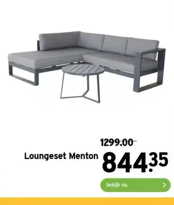 GAMMA Loungeset Menton aanbieding