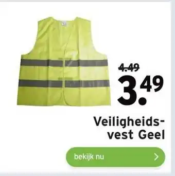 GAMMA Veiligheids- vest Geel aanbieding