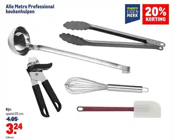 Makro Alle Metro Professional Keukenhulpen 20% Korting aanbieding