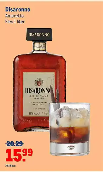 Makro Disaronno Amaretto aanbieding