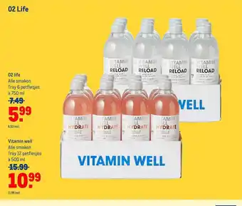 Makro O2 Life Of Vitamin Well aanbieding