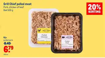 Makro Grill Chief Pulled Meat 20% Korting aanbieding