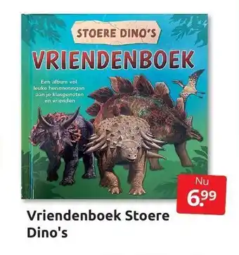 Boekenvoordeel Vriendenboek Stoere Dino's aanbieding