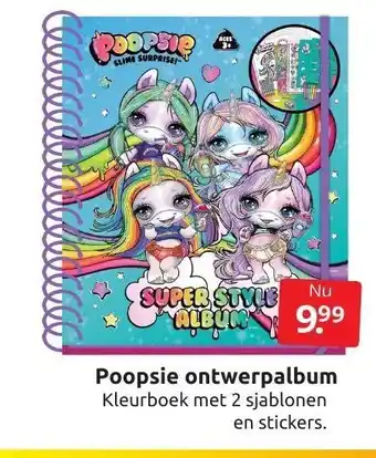 Boekenvoordeel Poopsie ontwerpalbum aanbieding