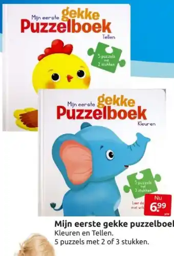 Boekenvoordeel Mijn eerste gekke puzzelboek aanbieding