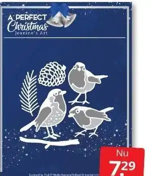 Boekenvoordeel Perfect Christmas Snijmal Christmas Birds aanbieding