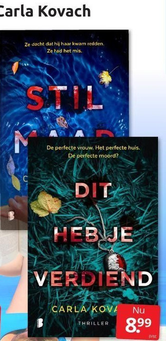 Boekenvoordeel Carla Kovach aanbieding