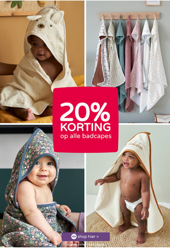 Prenatal Badcapes aanbieding