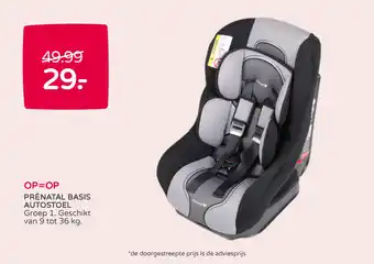 Prenatal Basis autostoel aanbieding