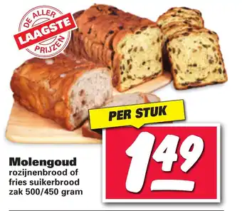 Nettorama Molengoud 500/450 gram aanbieding