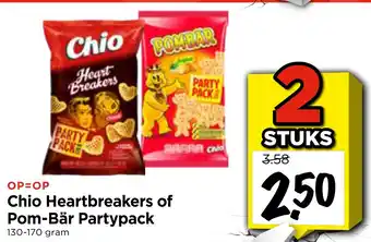 Vomar Voordeelmarkt Chio Heartbreakers of Pom-Bär Partypack aanbieding