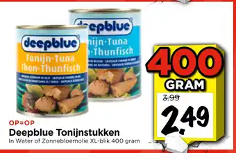 Vomar Voordeelmarkt Deepblue Tonijnstukken aanbieding