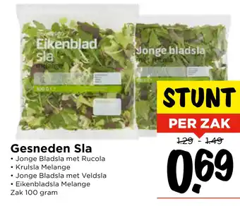 Vomar Voordeelmarkt Gesneden Sla aanbieding