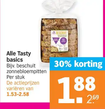 Albert Heijn Alle Tasty basics aanbieding