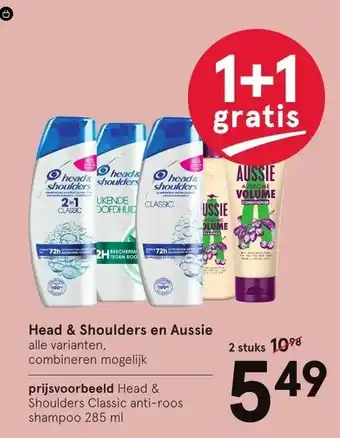 Etos Head & Shoulders en Aussie aanbieding