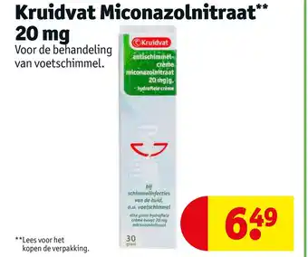 Kruidvat Kruidvat Miconazolnitraat** 20 mq aanbieding