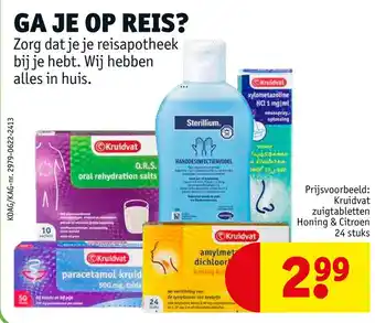 Kruidvat GA JE OP REIS? aanbieding