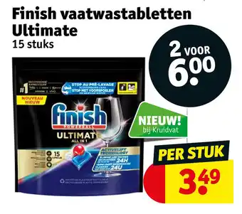 Kruidvat Finish vaatwastabletten Ultimate aanbieding