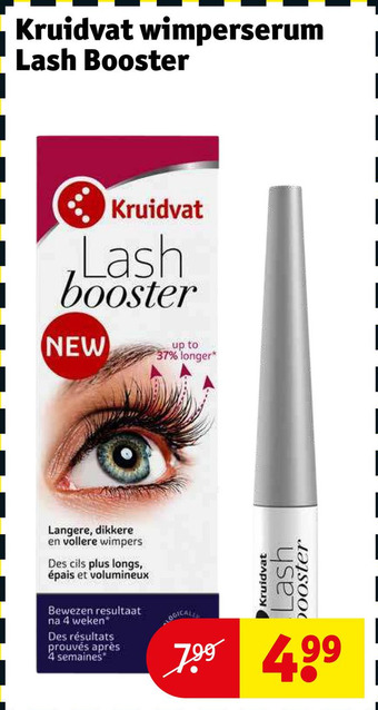 Kruidvat Kruidvat wimperserum Lash Booster aanbieding