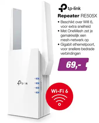 EP RE605X wifi repeater aanbieding