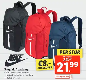 Lidl Rugzak Academy aanbieding