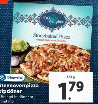 Lidl Steenovenpizza kipdöner aanbieding