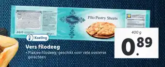 Lidl Vers filodeeg aanbieding