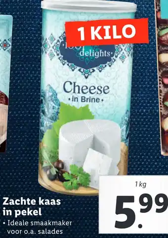 Lidl Zachte kaas in pekel aanbieding