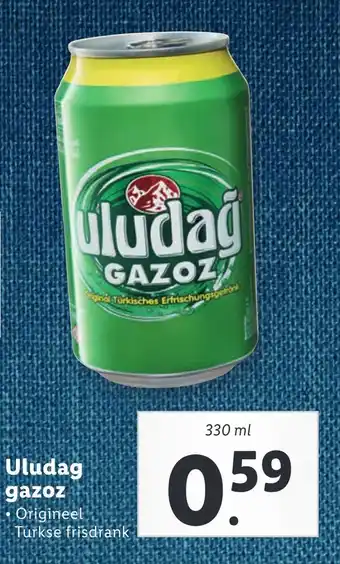 Lidl Uludag gazoz aanbieding