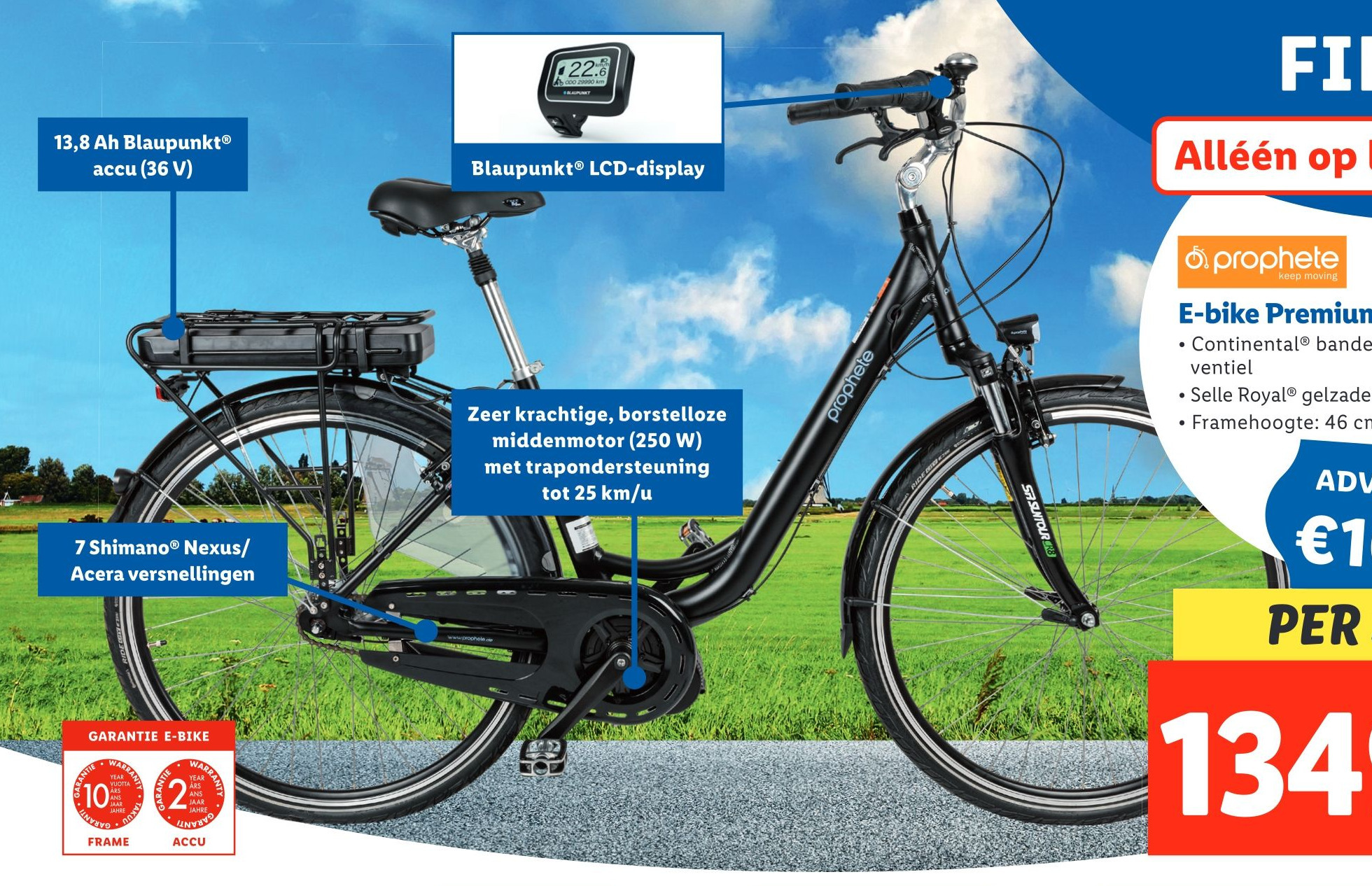 Ebike Premium 28" aanbieding bij Lidl