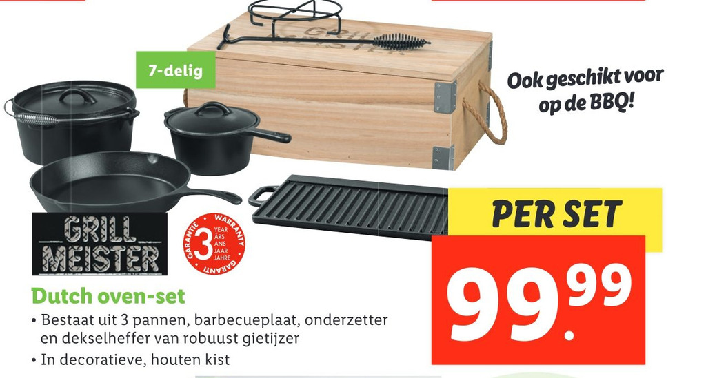 Dutch ovenset aanbieding bij Lidl