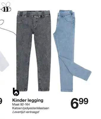 Zeeman Kinder legging maat 92-164 aanbieding