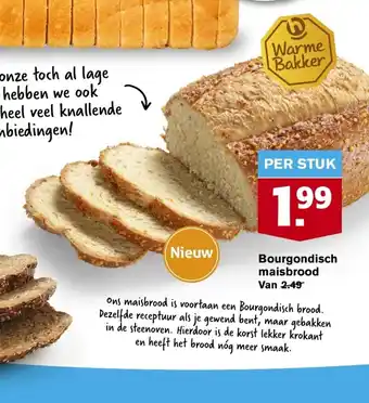 Hoogvliet Bourgondisch maisbrood aanbieding