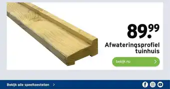 GAMMA Afwateringsprofiel tuinhuis aanbieding