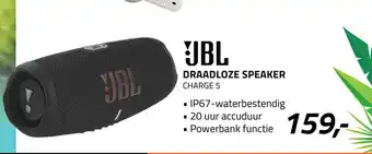 Obbink JBL Draadloze Speaker Charge 5 aanbieding