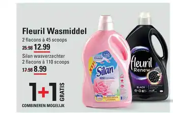 Sligro Fleuril Wasmiddel 1+1 Gratis aanbieding