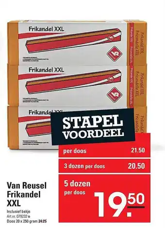 Sligro Van Reusel Frikandel XXL aanbieding