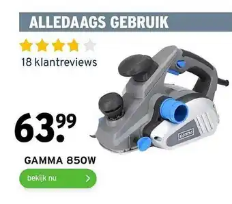 GAMMA Gamma 850W Schaafmachine aanbieding