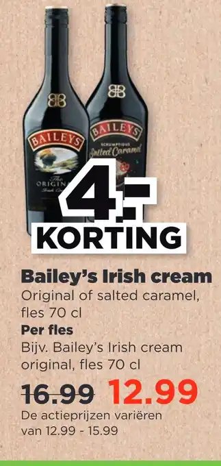 PLUS Bailey's Irish cream aanbieding