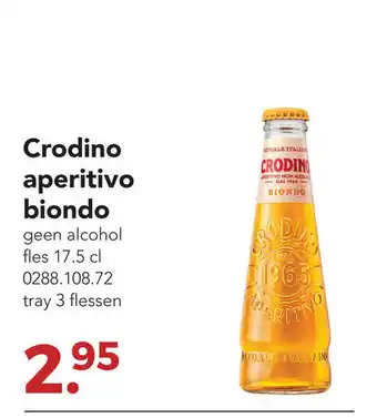 Zegro Crodino aperitivo biondo aanbieding