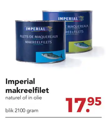 Zegro Imperial makreelfilet 2100 gram aanbieding