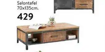 Profijt Meubel Salontafel 70x135cm aanbieding