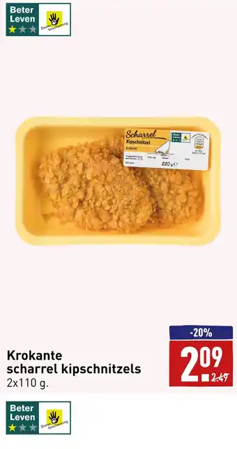 ALDI Krokante scharrel kipschnitzels aanbieding