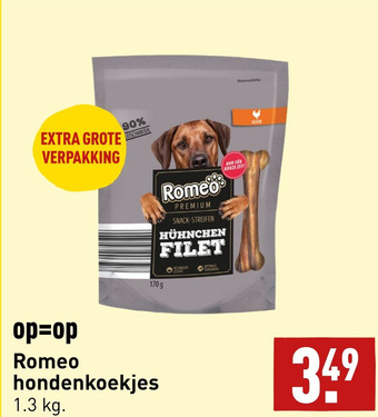 ALDI Romeo hondenkoekjes aanbieding