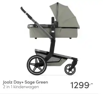 Baby & Tiener Joolz Day+ Sage Green 2 in 1 kinderwagen aanbieding