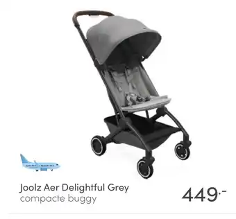 Baby & Tiener Joolz Aer Delightful Grey compacte buggy aanbieding